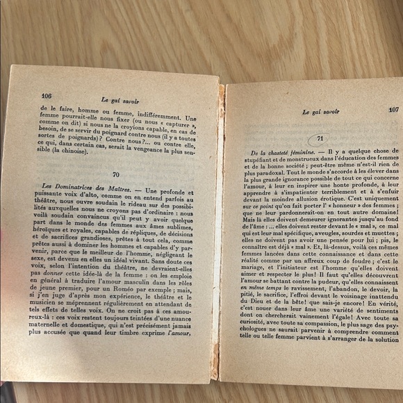 Nietzsche 'Le Gai Savoir' Book, French original of The Gay Science - Picture 7 of 9